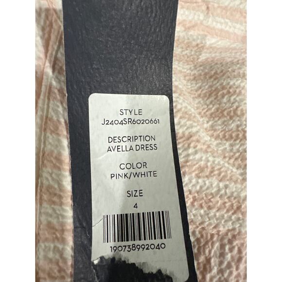 VERONICA BEARD Avella Ruffle Stripe Seersucker Mini Dress Size US 4 - Picture 5 of 13